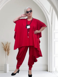 SASHA BARI jersey oversized katoen vrijetijdspak(tuniek + broek) apart stretch /in meerdere kleuren