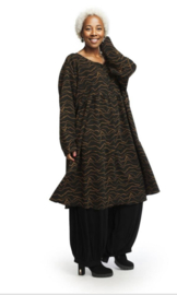 AKH oversized A-lijn viscose jurk  /stretch