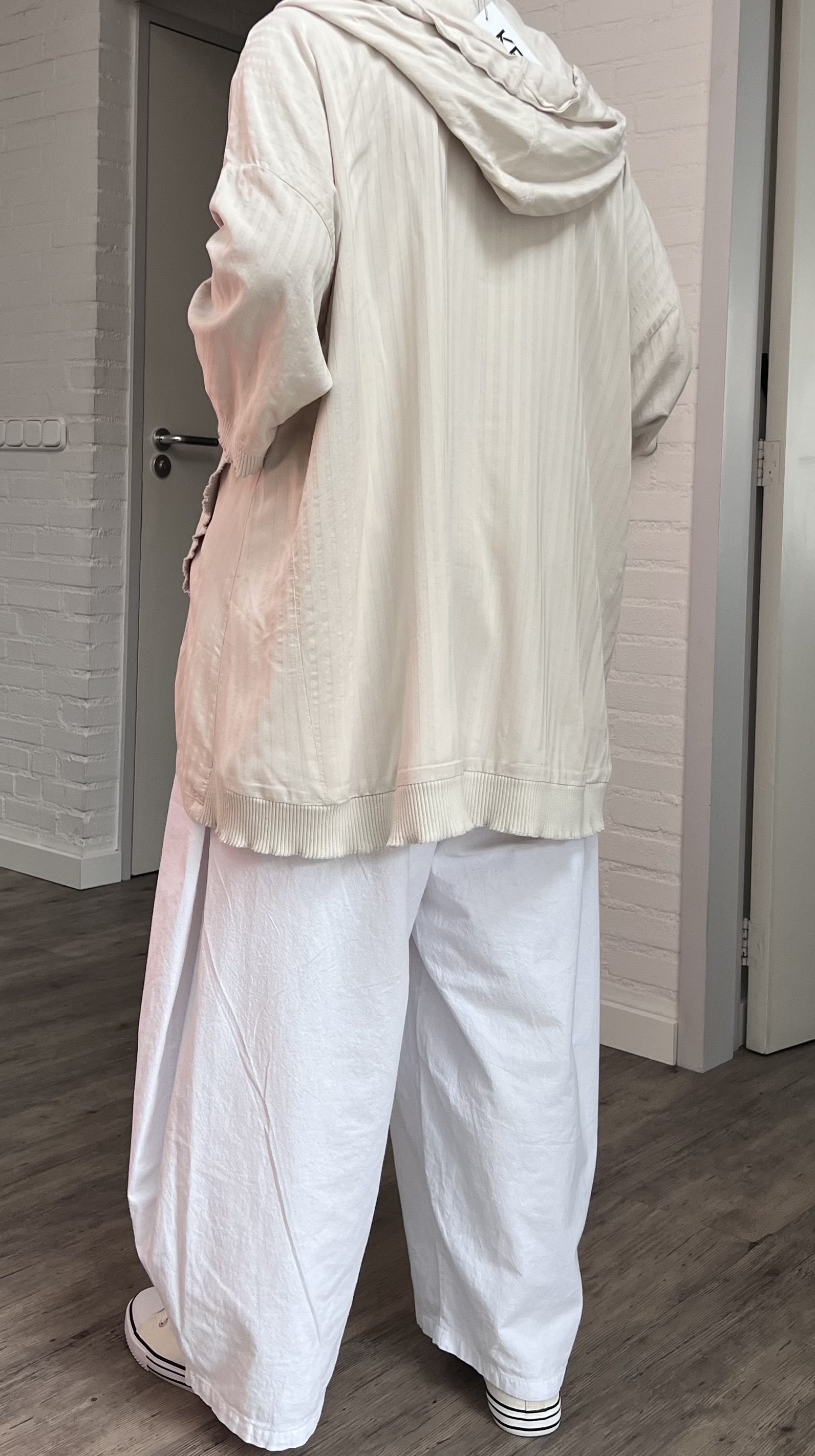 KEKOO design viscose top/tuniek met capuchon/ in meerdere kleuren