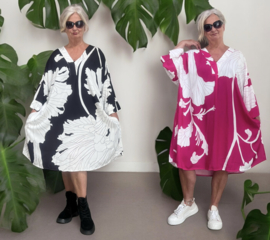 Vincenzo Allocca oversized viscose A-lijn jurk/ met zakken/in meerdere kleuren