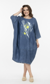 Zedd Plus tencel jeans ballon jurk