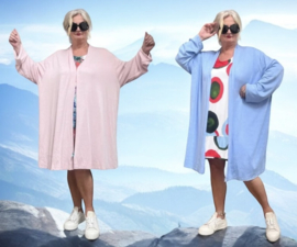 SISSY oversized gebreide van zachte viscose vest/in meerdere kleuren