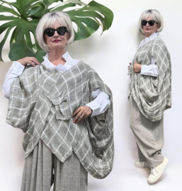 Vincenzo Allocca oversized linnen top/tuniek apart