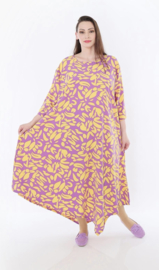 AKH oversized viscose A-lijn zomerjurk /apart