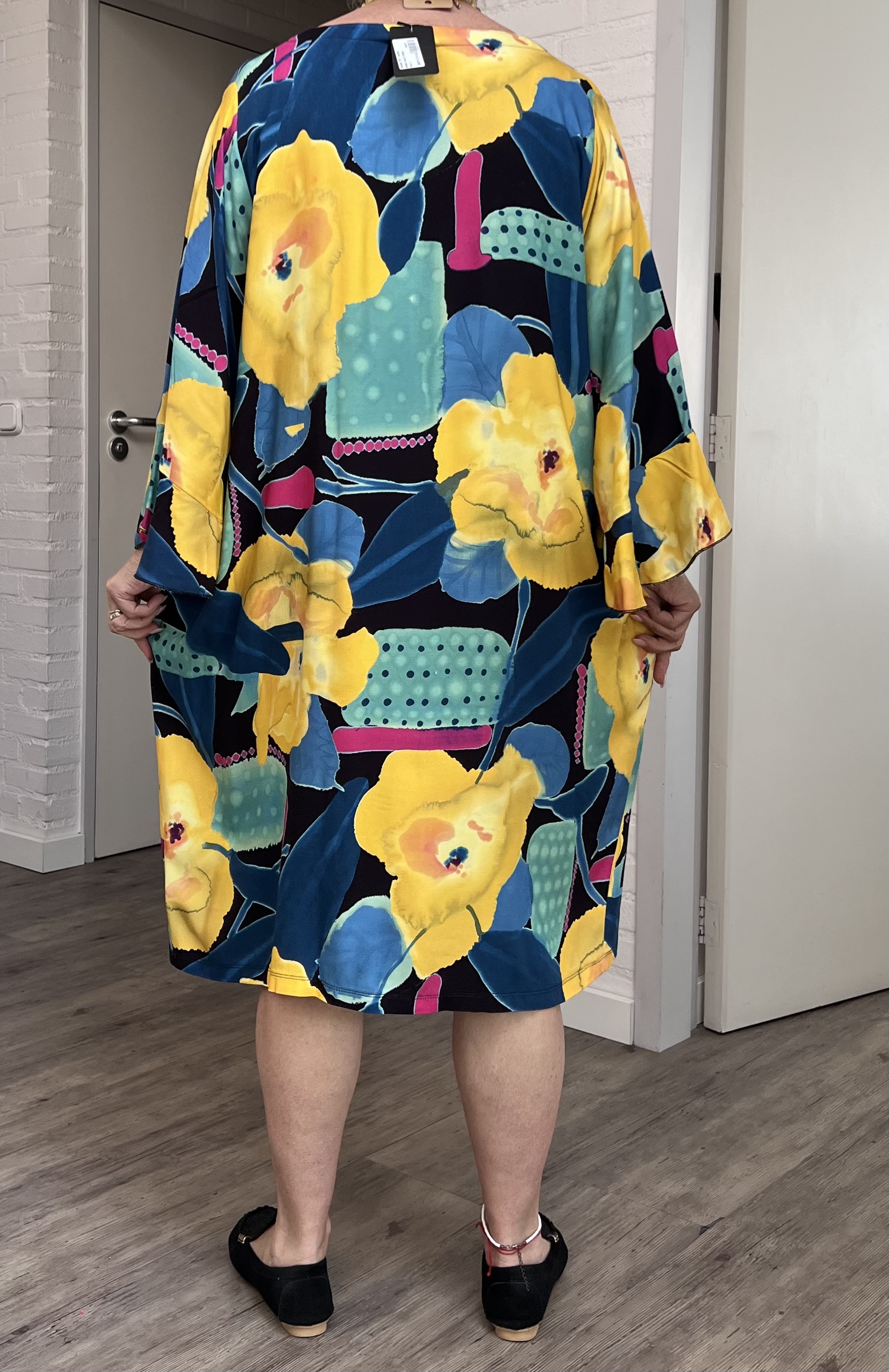 Ophilia viscose jurk met zakken