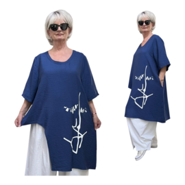 SINNE design.. A- lijn viscose top/tuniek