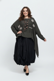 wendy trendy katoen top/tuniek stretch/in meerdere kleuren