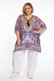 ONE OF A KIND  viscose zomer poncho/tuniek