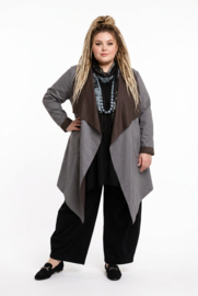 ITALIA MODA  oversized eco-suède vest  stretch/in meerdere kleuren