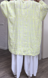 ITALIA MODA oversized katoen mousseline tuniek/in meerdere kleuren