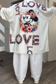 ITALIA oversized viscose blouse/hemd