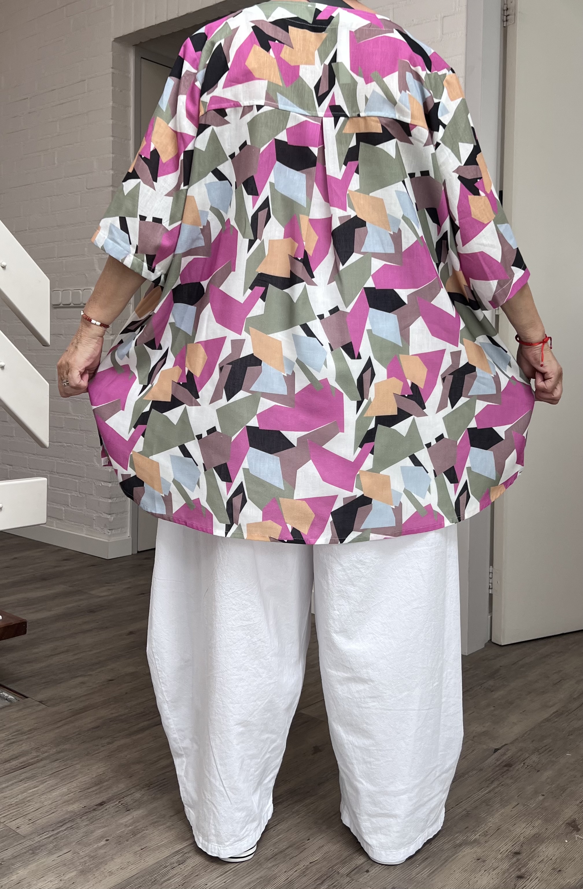SINNE design.. A- lijn linnen/katoen tuniek