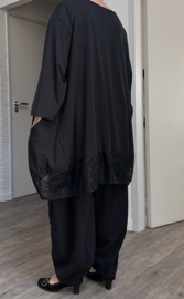 Vincenzo Allocca oversized viscose A-lijn jurk/tuniek apart