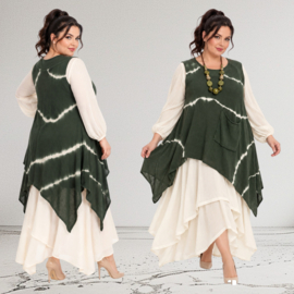 Moonshine de modieuze kleuring oversized  gebreide tuniek/top /in meerdere kleuren