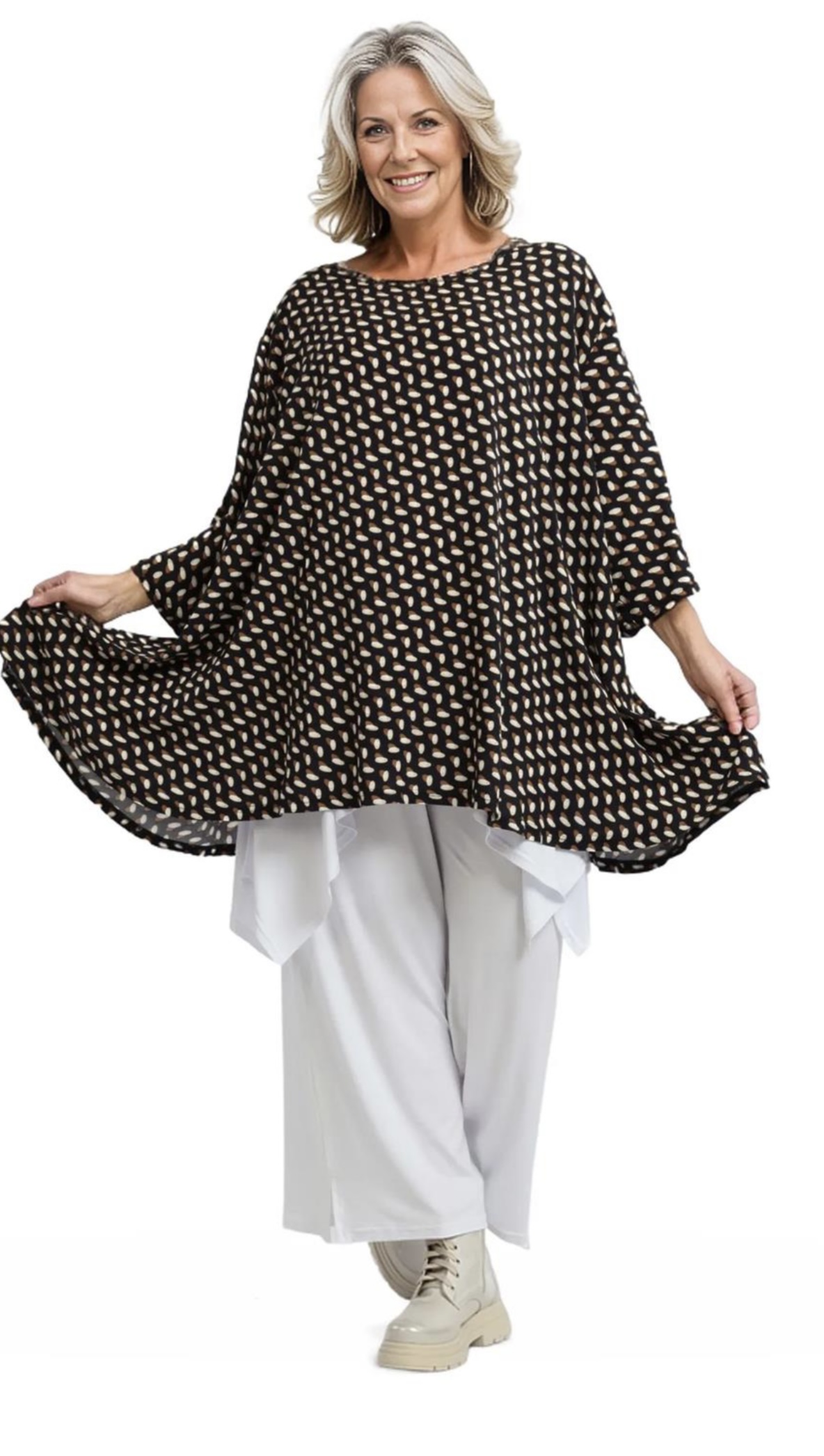 AKH viscose oversized A-lijn tuniek