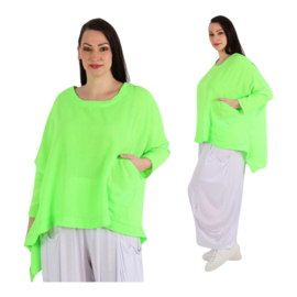 AKH viscose linnen look oversized A-lijn top