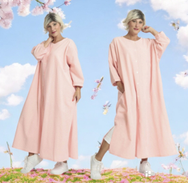 AKH oversized katoen A-lijn blazer/zomerjas tuniek apart