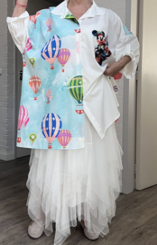 ITALIA oversized viscose blouse/hemd