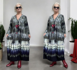 Ophilia viscose A-lijn jurk  stretch