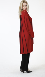 AKH oversized tricot viscose A-lijn tuniek apart stretch