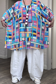 Naveed oversized viscose A-lijn tuniek