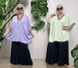 Sissy  oversized viscose top/stretch /in meerdere kleuren