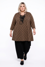 Naveed oversized viscose mix A-lijn tuniek stretch