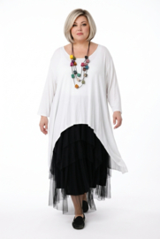 Moonshine oversized viscose A-lijn tuniek stretch