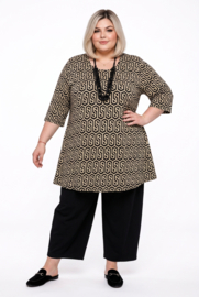 Naveed oversized viscose mix A-lijn tuniek stretch