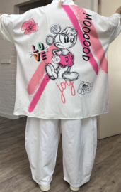 ITALIA oversized viscose blouse/hemd