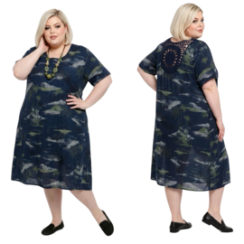 ITALIA MODA katoen A-lijn jurk