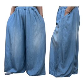 Moonshine jeans tencel wijde broek apart