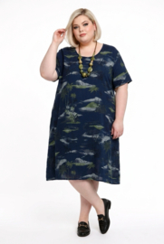 ITALIA MODA katoen A-lijn jurk