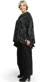 AKH oversized viscose A-lijn korte tussenjas /blazer stretch