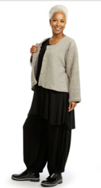 AKH oversized A-lijn blazer/vest apart stretch