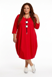 New Jersey viscose ballon jurk stretch