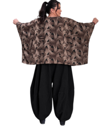 Naveed  oversized viscose punta jersey top