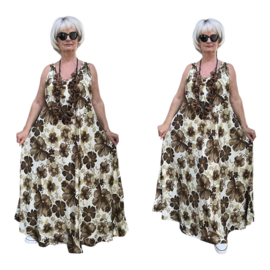 Sissi A-lijn viscose jurk apart