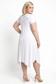 ITALIA MODA  viscose A-lijn jurk +  T-shirt stretch/in meerdere kleuren