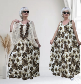 Sissi A-lijn viscose jurk apart