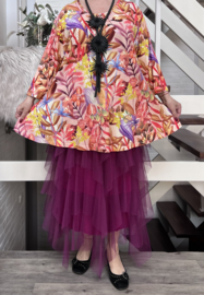 AKH oversized viscose tricot A-lijn tuniek stretch