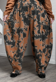 Moonshine katoen  tricot A-lijn tuniek + broek apart stretch