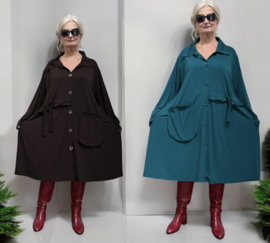 Haniya viscose mix blazer/vest/ met knoopsluiting //in meerdere kleuren