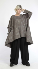 AKH oversized jersey viscose A-lijn tuniek apart stretch /in meerdere kleuren