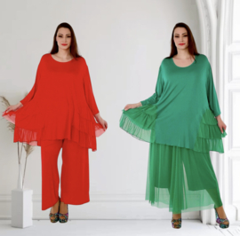AKH oversized viscose A-lijn tuniek /apart/stretch/in meerdere kleuren