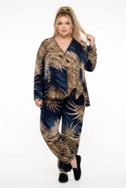 R.A.F.A.Y viscose  setje vest/top + broek apart/stretch