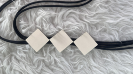 Paris Fashion design jewellery rubber collier