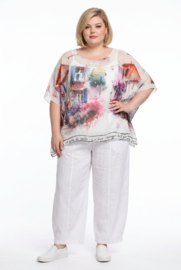 ITALIA oversized zomer top/blouse gevoerd /in meerdere kleuren