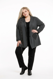 Vincenzo Alloccade modieuze kleuring katoen blazer stretch