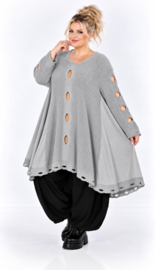 AKH oversized gebreide A-lijn tuniek stretch /in meerdere kleuren